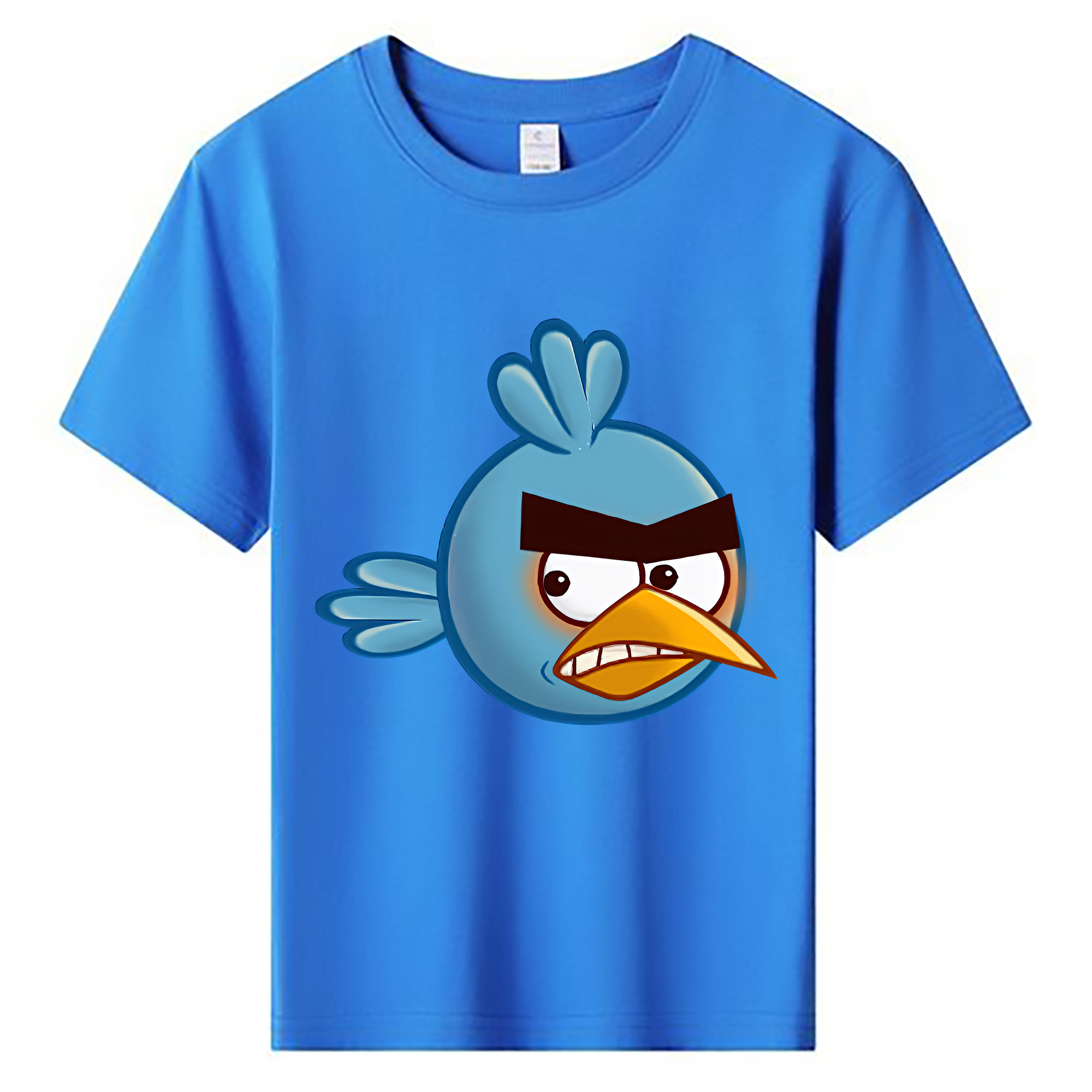 （画像用） Angry Birds アングリーバード 綿100％キッズTシャツ（フロントプリント）